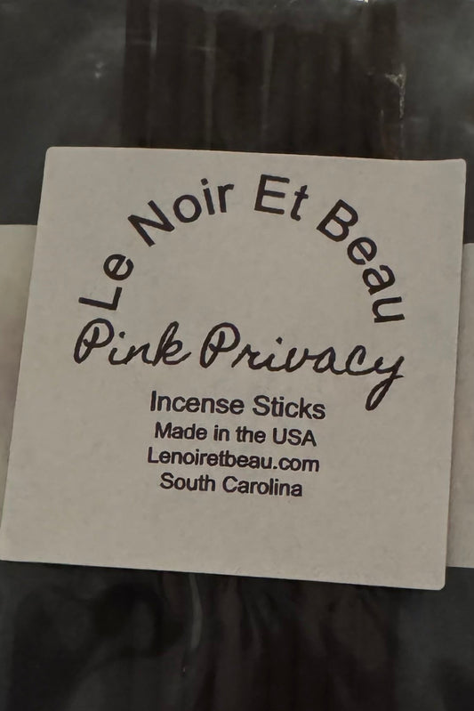 Pink Privacy Incense Sticks