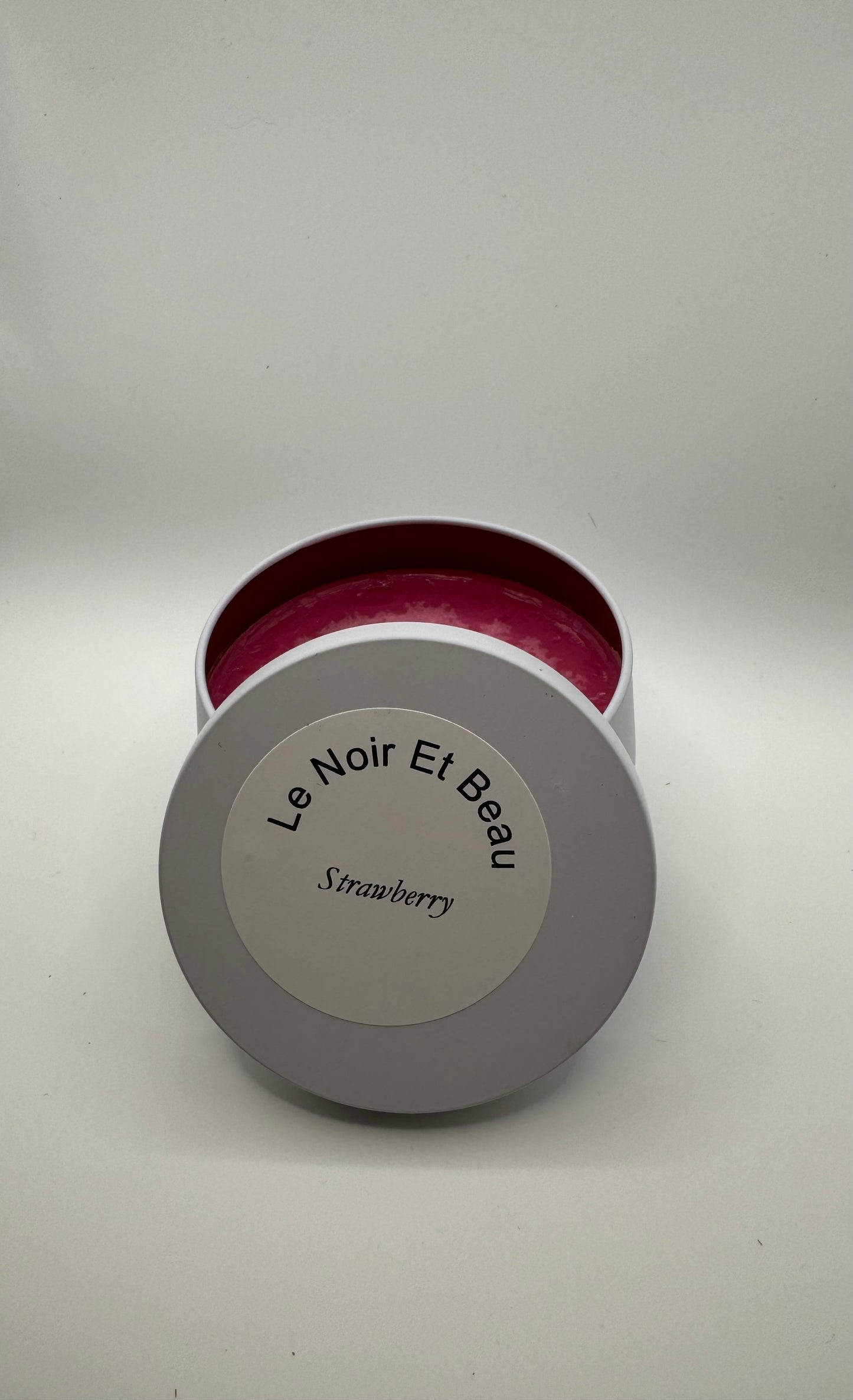 Strawberry scented candle