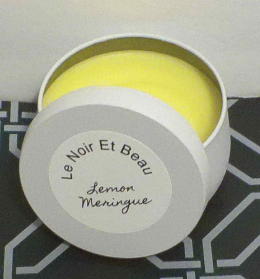 lemon meringue candle